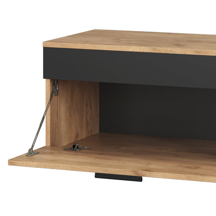 Vicco Parete attrezzata Quercia dorata/antracite 2 parti