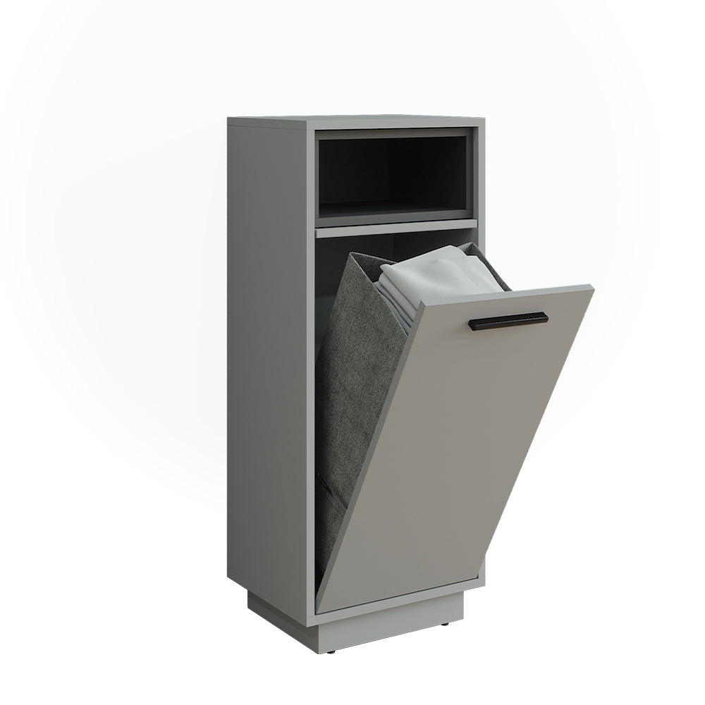 Vicco Mobiletto da bagno Grigio/antracite 38 x 93 cm con tasca interna rimovibile