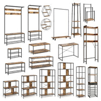 Vicco Tavolino da salotto Rovere Goldkraft/nero 106 x 60 cm con ripiano