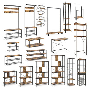 Vicco Tavolino da salotto Rovere Goldkraft/nero 106 x 60 cm con ripiano