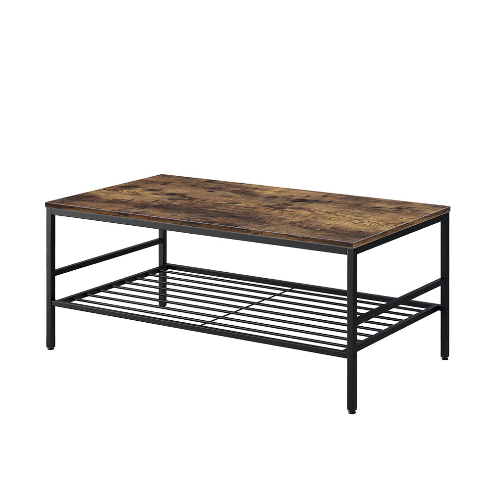 Vicco Tavolino da salotto Rovere Goldkraft/nero 106 x 60 cm con ripiano