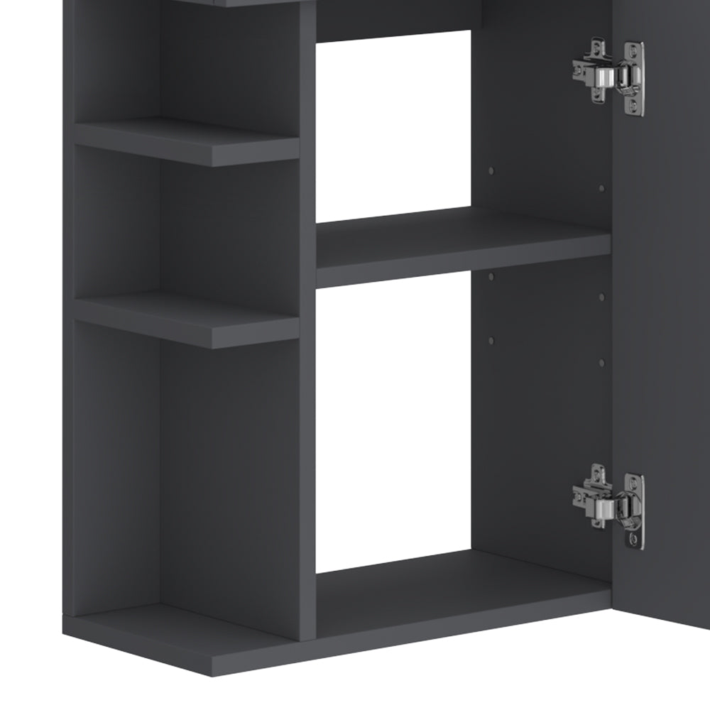 Vicco Set mobili bagno Antracite 2 parti, con lavabo