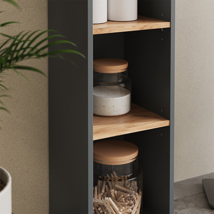 Vicco Mobile alto Antracite/quercia dorata 30 x 188.6 cm