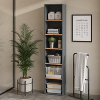 Vicco Mobile alto Antracite/quercia dorata 40.2 x 188.6 cm