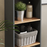 Vicco Mobile alto Antracite/quercia dorata 40.2 x 188.6 cm