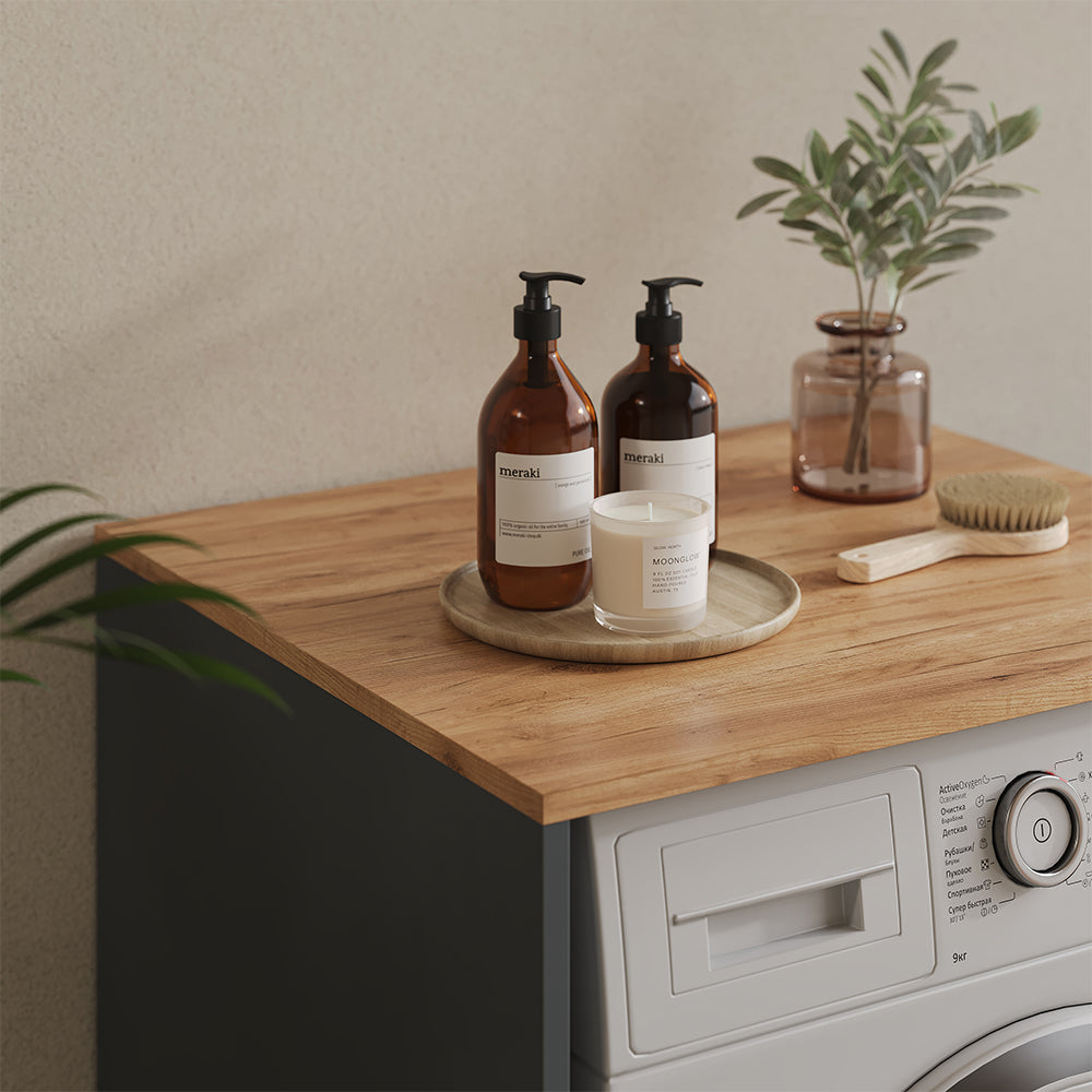 Vicco Mobile lavatrice Antracite/quercia dorata 68 x 88.2 cm