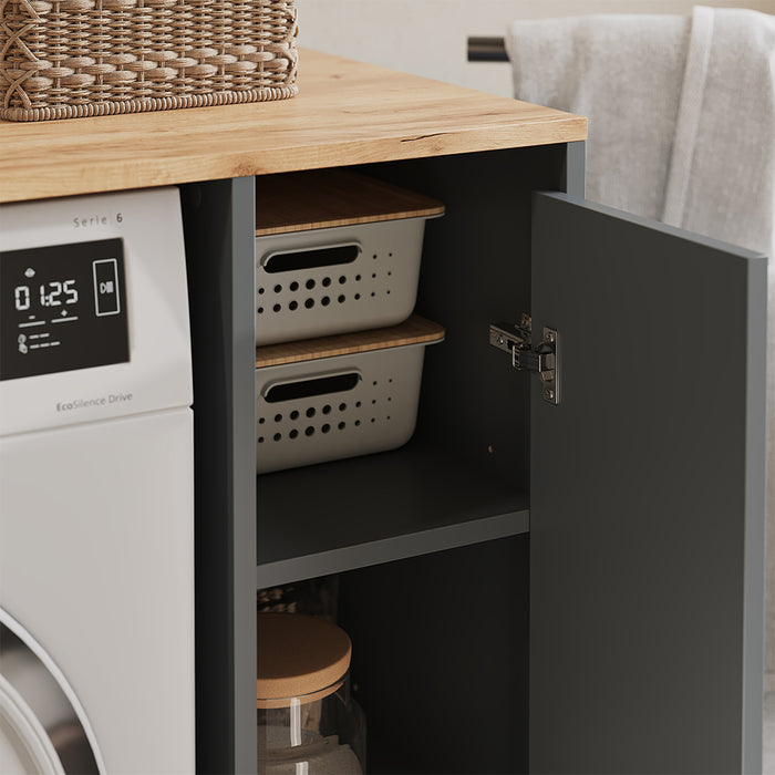 Vicco Mobile lavatrice Antracite/quercia dorata 93.6 x 88.2 cm Base della lavatrice