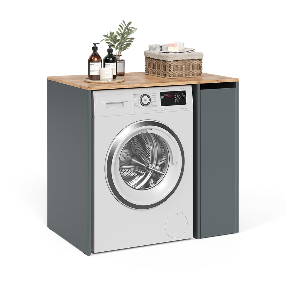 Vicco Mobile lavatrice Antracite/quercia dorata 93.6 x 88.2 cm Base della lavatrice