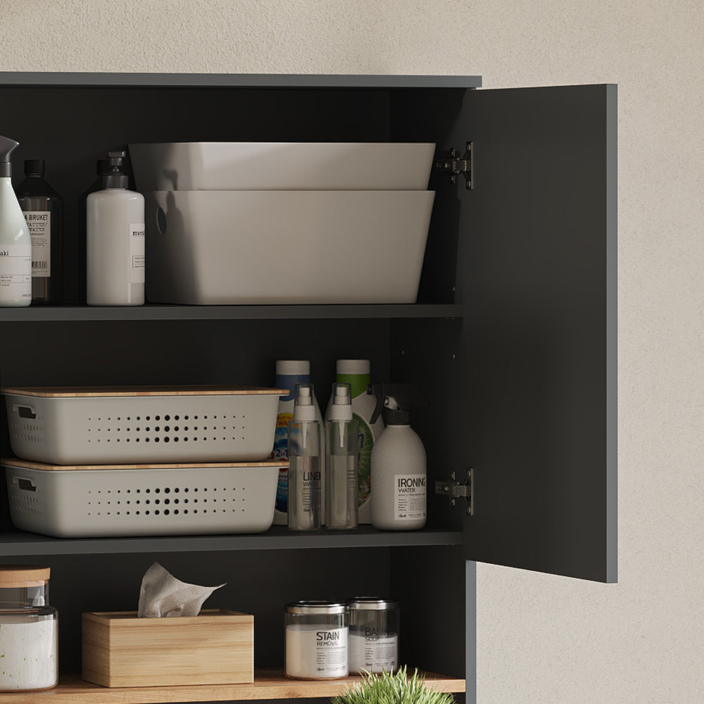 Vicco Mobile lavatrice Antracite/quercia dorata 93.6 x 100.4 cm