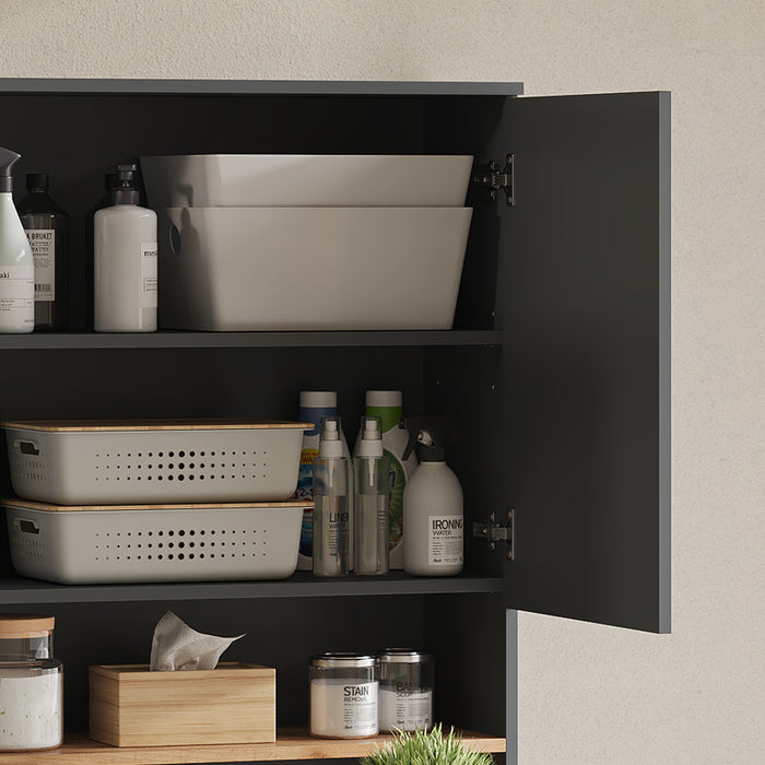 Vicco Mobile lavatrice Antracite/quercia dorata 93.6 x 100.4 cm