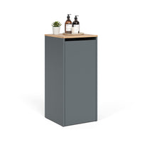 Vicco Mobiletto da bagno Antracite/quercia dorata 40.2 x 88.2 cm con cesto portabiancheria