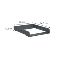 Vicco Piano fasciatoio Antracite 60 x 74.5 cm