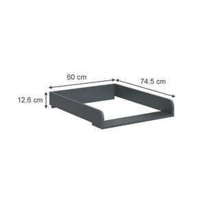 Vicco Piano fasciatoio Antracite 60 x 74.5 cm