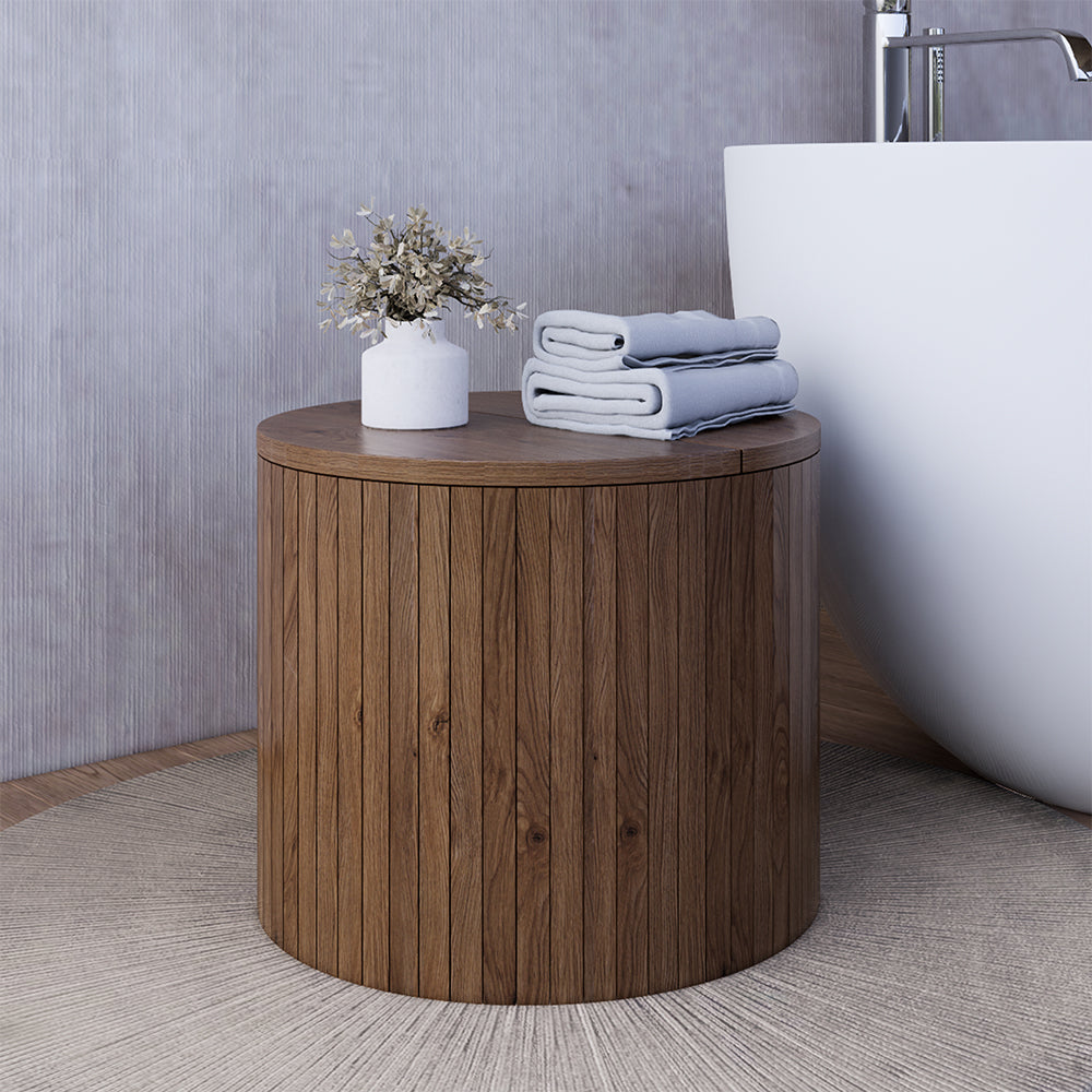 Vicco Set di tavolini Noce 48 x 48 cm 2 parti