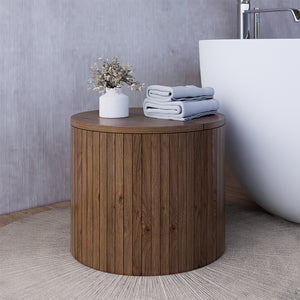 Vicco Set di tavolini Noce 48 x 48 cm 2 parti