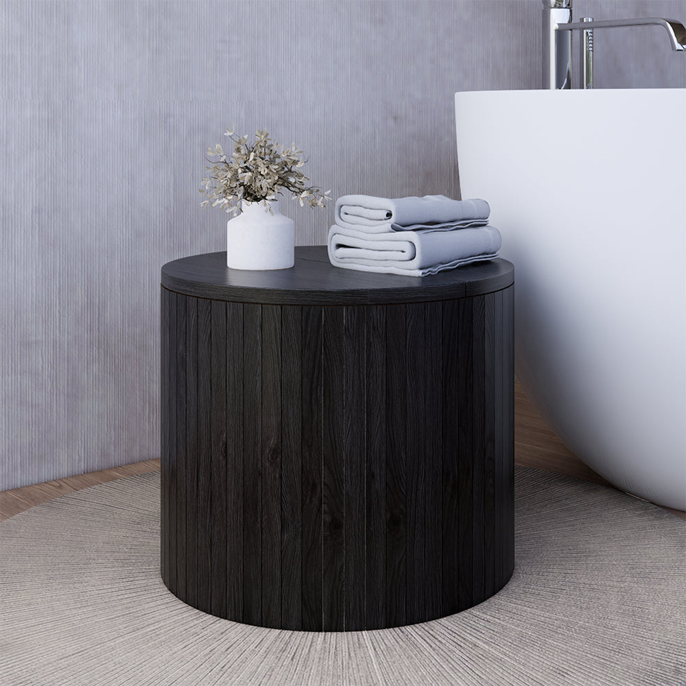 Vicco Set di tavolini Quercia/nero 48 x 48 cm 2 parti