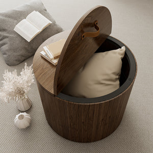 Vicco Set di tavolini Noce 48 x 48 cm 2 parti