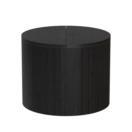 Vicco Tavolino Nero/quercia 48 x 48 cm