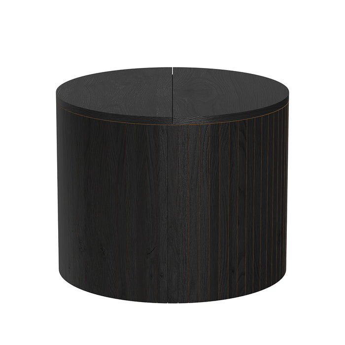 Vicco Tavolino Nero/quercia 48 x 48 cm