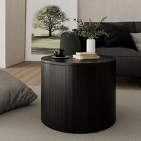 Vicco Tavolino Nero/quercia 48 x 48 cm