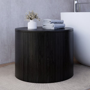 Vicco Tavolino Nero/quercia 48 x 48 cm