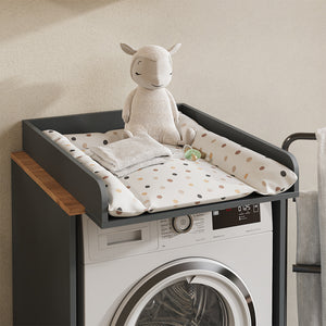 Vicco Mobile lavatrice Antracite/quercia dorata 68 x 88.2 cm 2 parti con fasciatoio