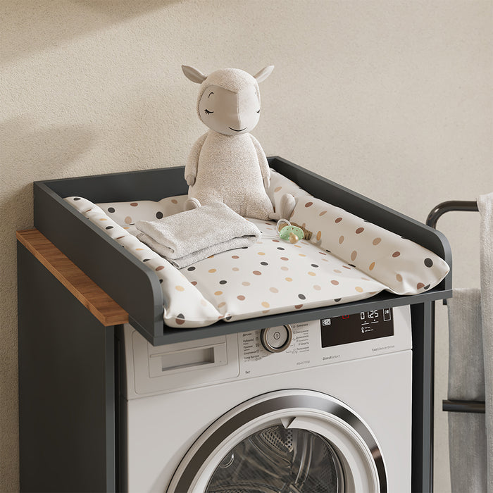 Vicco Mobile lavatrice Antracite/quercia dorata 68 x 88.2 cm 2 parti con fasciatoio