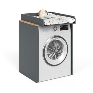 Vicco Mobile lavatrice Antracite/quercia dorata 68 x 88.2 cm 2 parti con fasciatoio