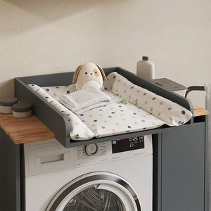 Vicco Mobile lavatrice Antracite/quercia dorata 93.6 x 88.2 cm 2 parti con fasciatoio