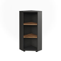 Vicco Mobiletto angolare Antracite/Artisan 33 x 81 cm 3 vani portaoggetti