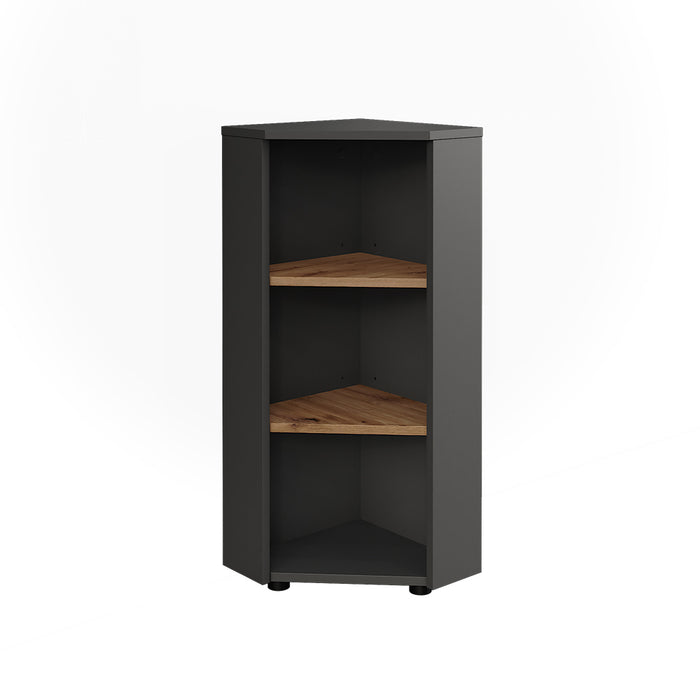 Vicco Mobiletto angolare Antracite/Artisan 33 x 81 cm 3 vani portaoggetti