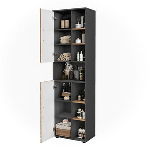 Vicco Mobile alto Antracite/Artisan 50 x 172 cm con 2 porte