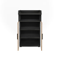 Vicco Fasciatoio Antracite/Artisan 60 x 97 cm con unità di cambio