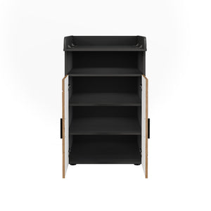 Vicco Fasciatoio Antracite/Artisan 60 x 97 cm con unità di cambio