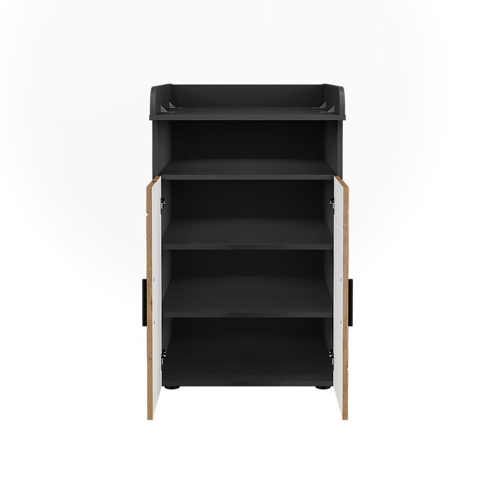 Vicco Fasciatoio Antracite/Artisan 60 x 97 cm con unità di cambio