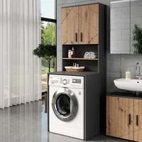 Vicco Mobile lavatrice Antracite 68 x 88.5 cm 2 parti