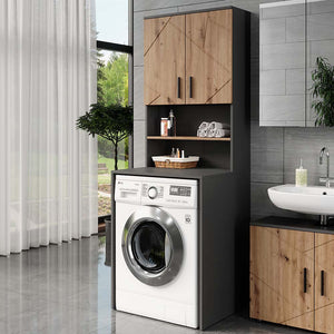 Vicco Mobile lavatrice Antracite 68 x 88.5 cm 2 parti