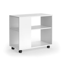 Vicco Tavolino Bianco 70 x 36.6 cm con rotelle