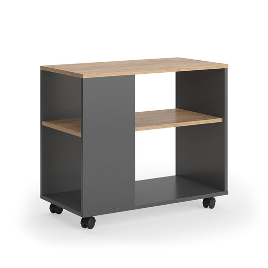 Vicco Tavolino Quercia dorata/antracite 70 x 36.6 cm con rotelle