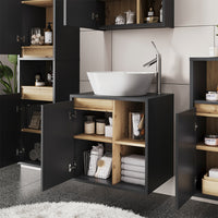 Vicco Mobiletto per lavabo Grigio/Artisan 60 x 60 cm