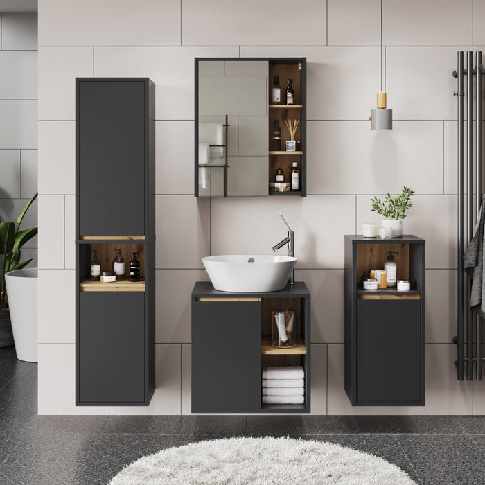 Vicco Mobiletto per lavabo Grigio/Artisan 60 x 60 cm