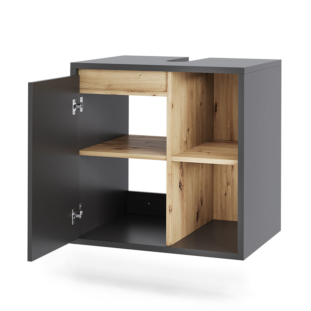 Vicco Mobiletto per lavabo Grigio/Artisan 60 x 60 cm