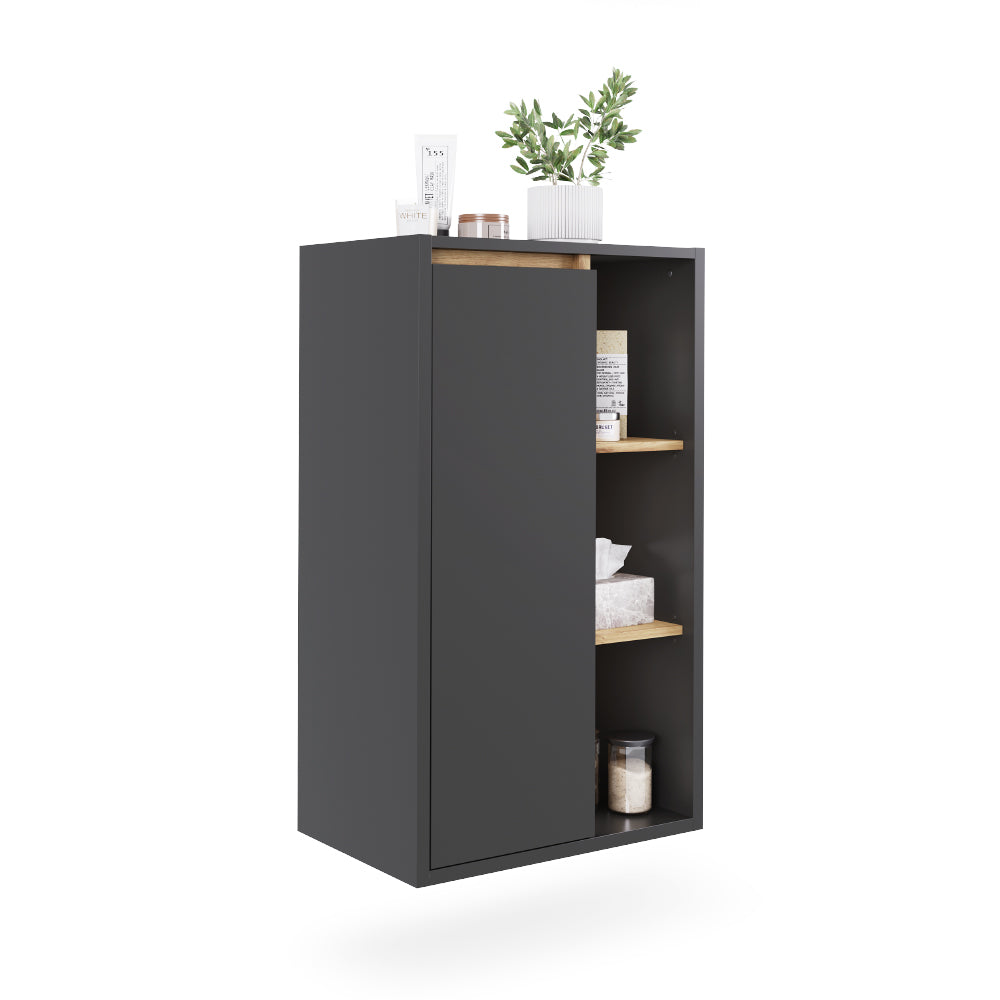 Vicco Mobiletto midi Grigio/Artisan 50 x 86 cm con ripiani aperti