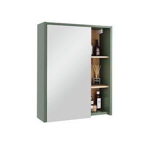 Vicco Mobile a specchio per il bagno Verde/Artigianale 60 x 75 cm