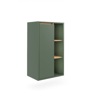 Vicco Mobiletto midi Verde/Artigianale 50 x 86 cm con ripiani aperti