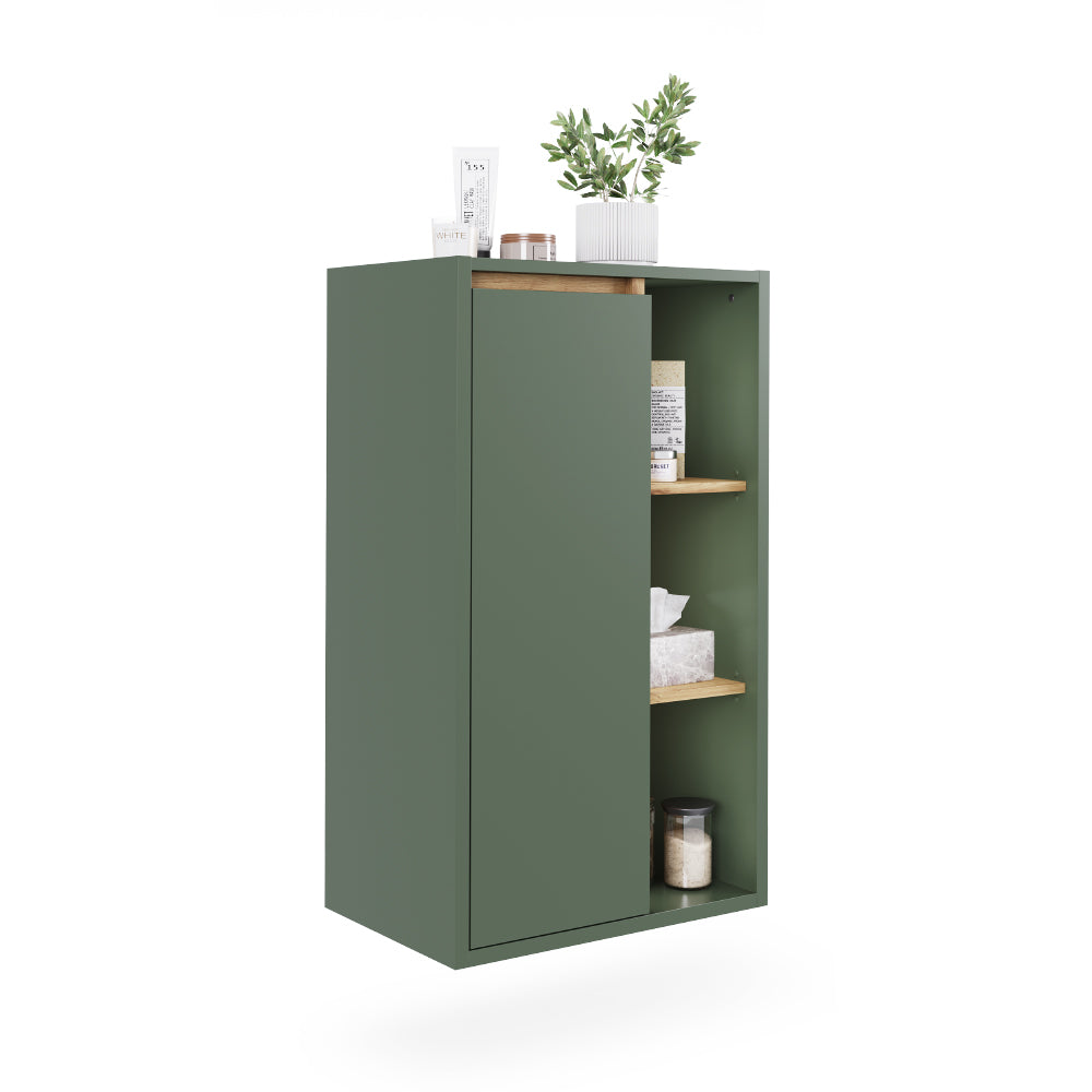 Vicco Mobiletto midi Verde/Artigianale 50 x 86 cm con ripiani aperti