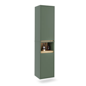 Vicco Armadio per il bagno Verde/Artigianale 38 x 170 cm con 2 porte