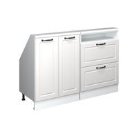 Vicco Set di mobili sottotetto Casa di campagna bianca/bianco Set di 2