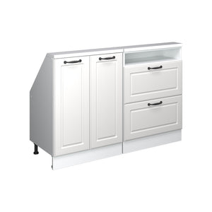 Vicco Set di mobili sottotetto Casa di campagna bianca/bianco Set di 2