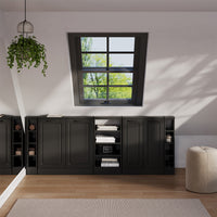 Vicco Set di mobili sottotetto Casa di campagna antracite/antracite Set di 5